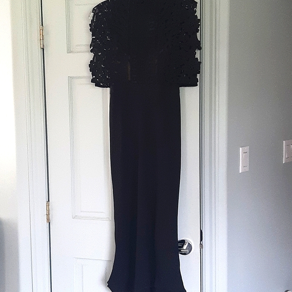 🔥SELF PORtraIT Midi🔥Formal Lace Top Dress PROM/WEDDING - Picture 3 of 14